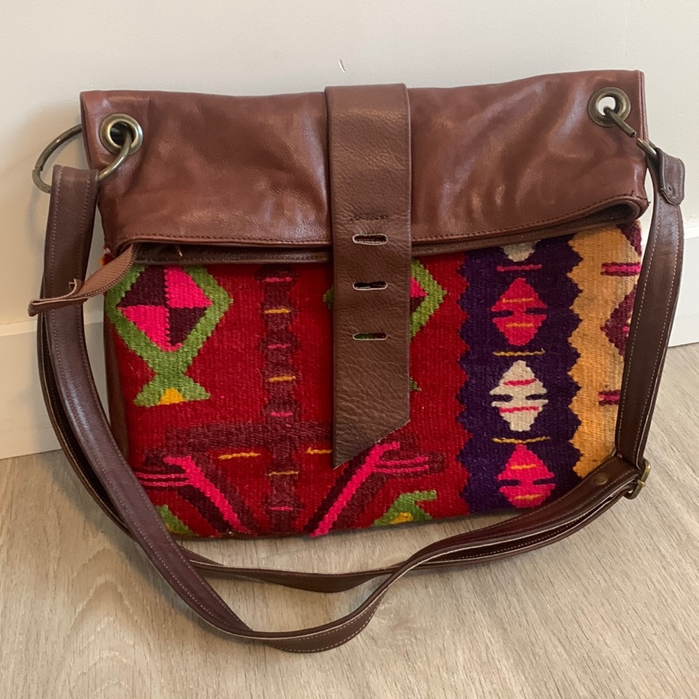 Artisan leather bag